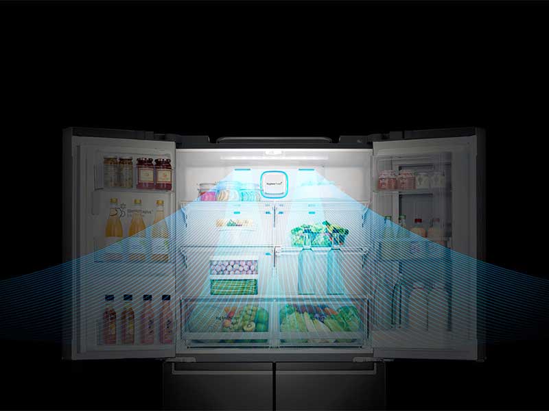 سیستم هایژن فرش یخچال الجی مدل X274